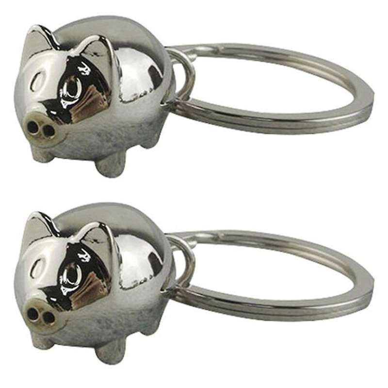 1pc Lovely Mini Pig Keychain Keyring Keyfob Cute Gift Ring