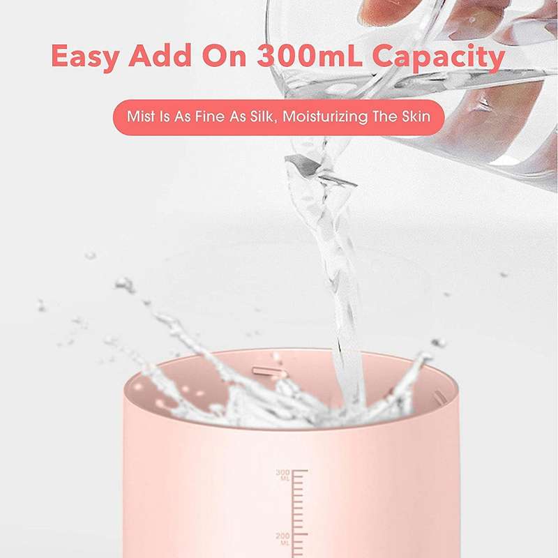 Cute Cat Cool Mist Humidifier for Home,cat Night Light Essential Pink