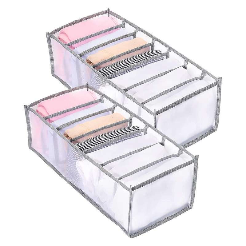 2 Pcs Washable Clothes Organizer for Folded Clothes,clothes Storage