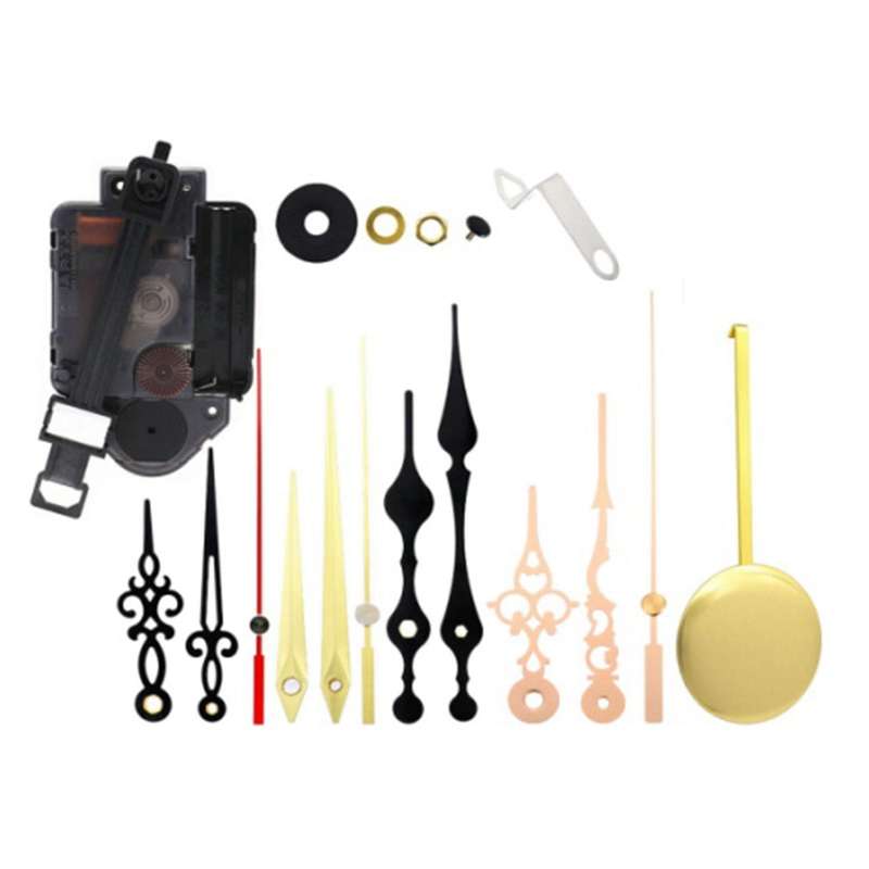 Diy Pendulum Clock Movement with 4pairs Hands for Quartz Clock Repair