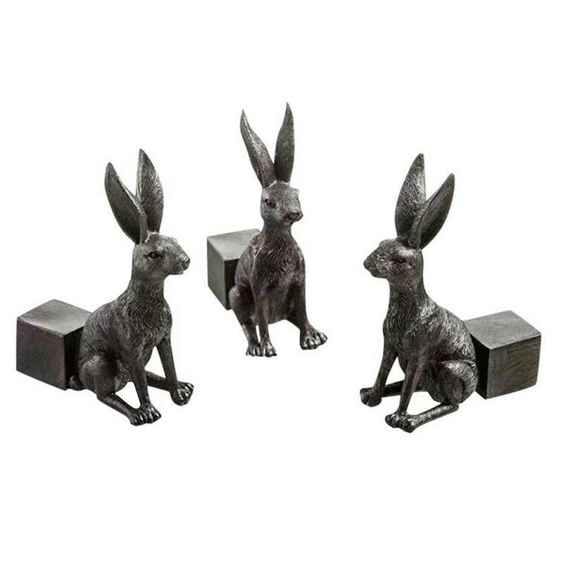 Rabbit Shaped Statue Flower Pot Feet Support Foot Garden Decor
