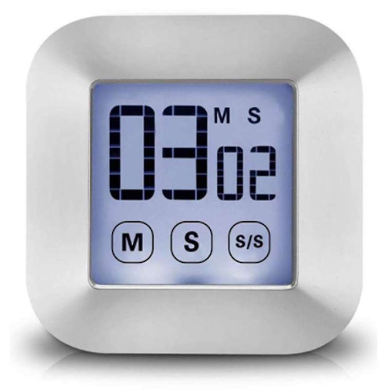 Smart Touch Screen Timer Lcd Abs Stopwatch Kitchen Countdown Timer