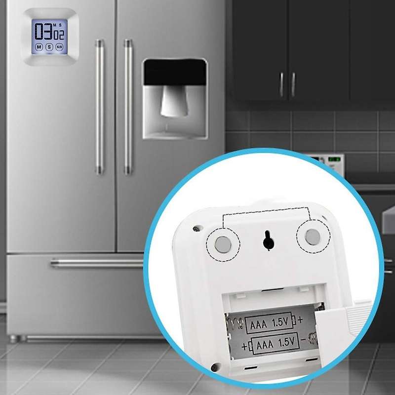 Smart Touch Screen Timer Lcd Abs Stopwatch Kitchen Countdown Timer