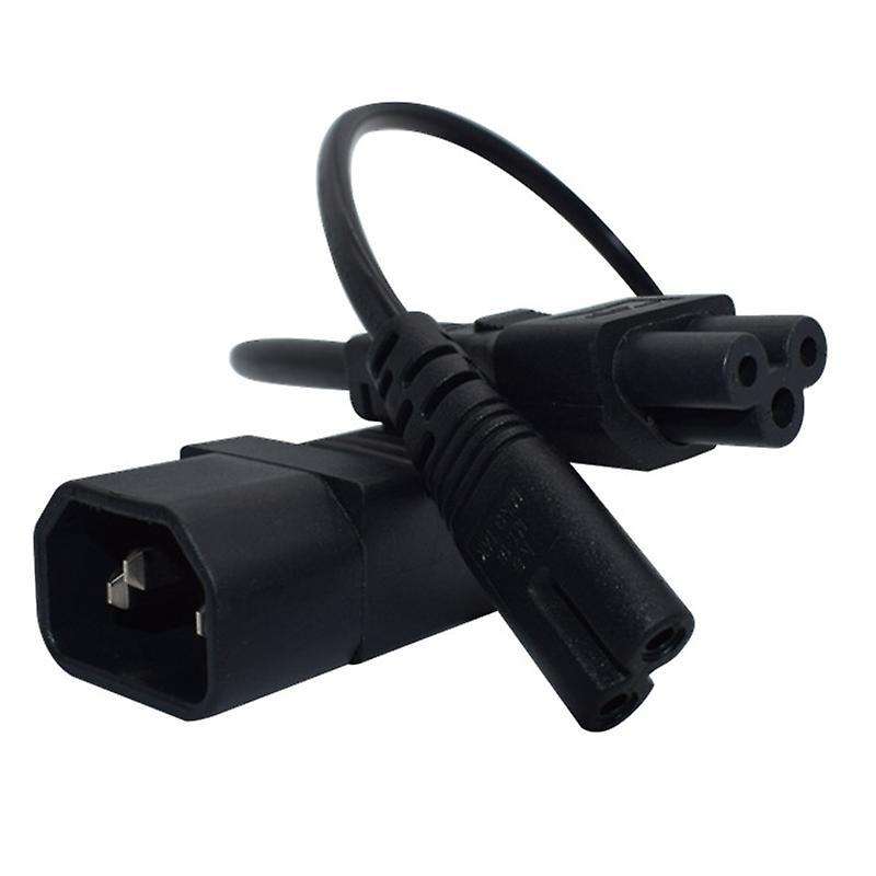 Y Type Splitter Power Cord ,iec320 C14 Plug 3-prong Male Power Cable