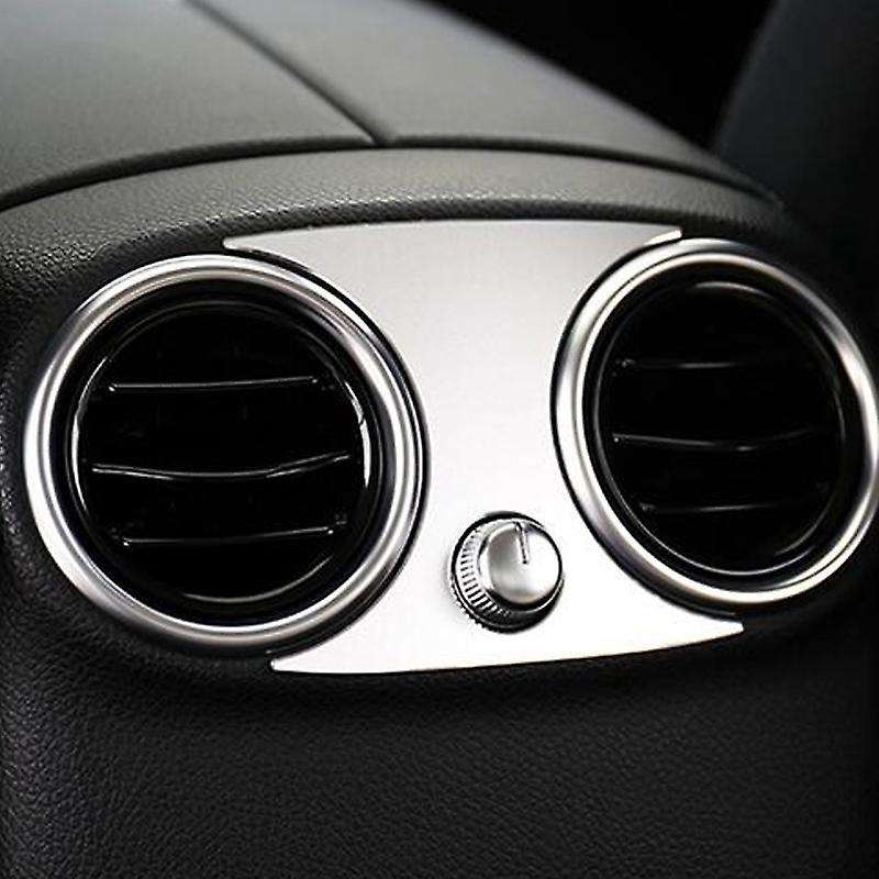 Car Armrest Rear Air Outlet Cover Vent Sticker for Mercedes Benz