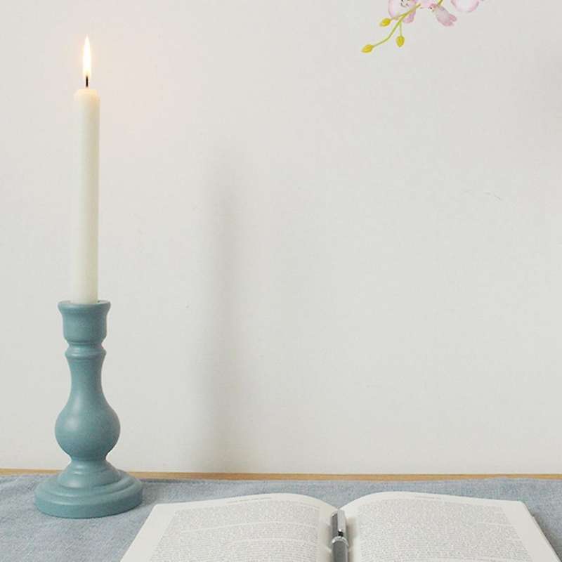 Solid Wood Candlestick Decoration Simple Candlestick Petty,b
