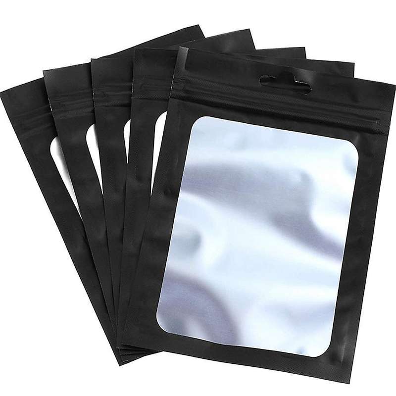 200 Pieces Resealable Food Storage Bags(black, 2.4 X 4 Inch)