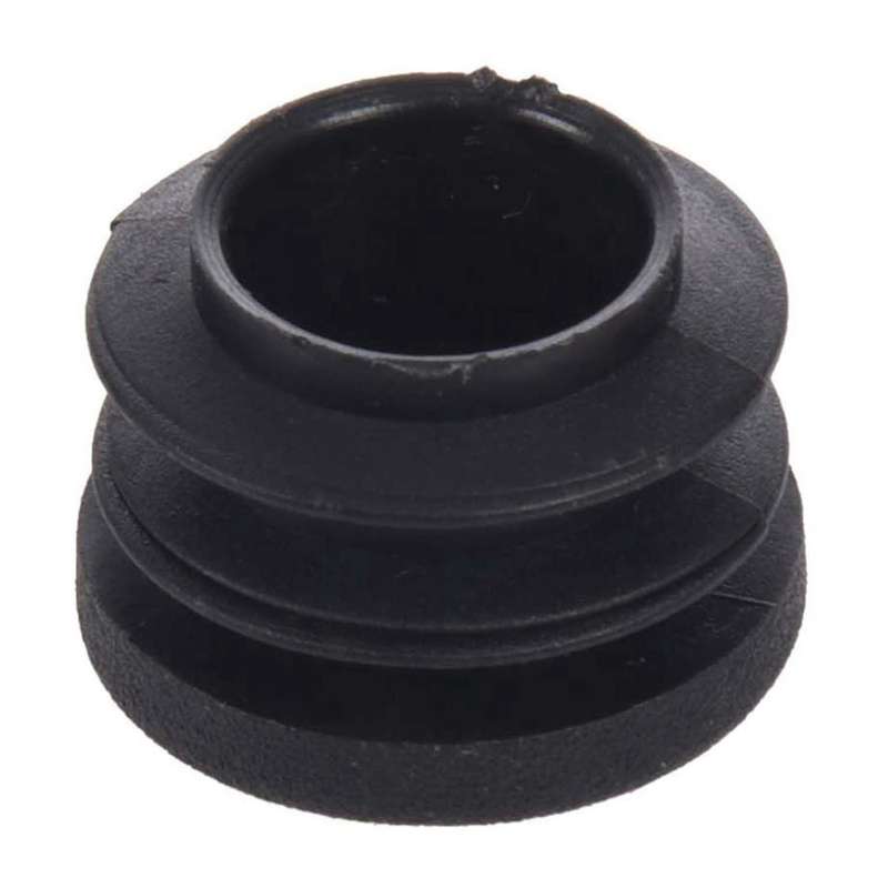 15pcs Black 19mm Dia Round Plastic Blanking End Cap Tubing Insert
