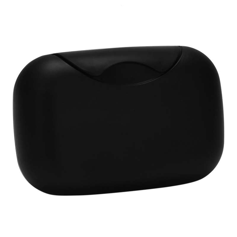 2x Soap Box In Abs Case Waterproof Portable Cases for Travel-black