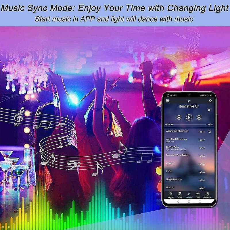 Led Strip Lights Controller, Bluetooth Led Strip Controller with App