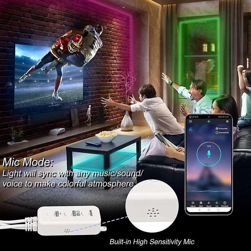 Led Strip Lights Controller, Bluetooth Led Strip Controller with App
