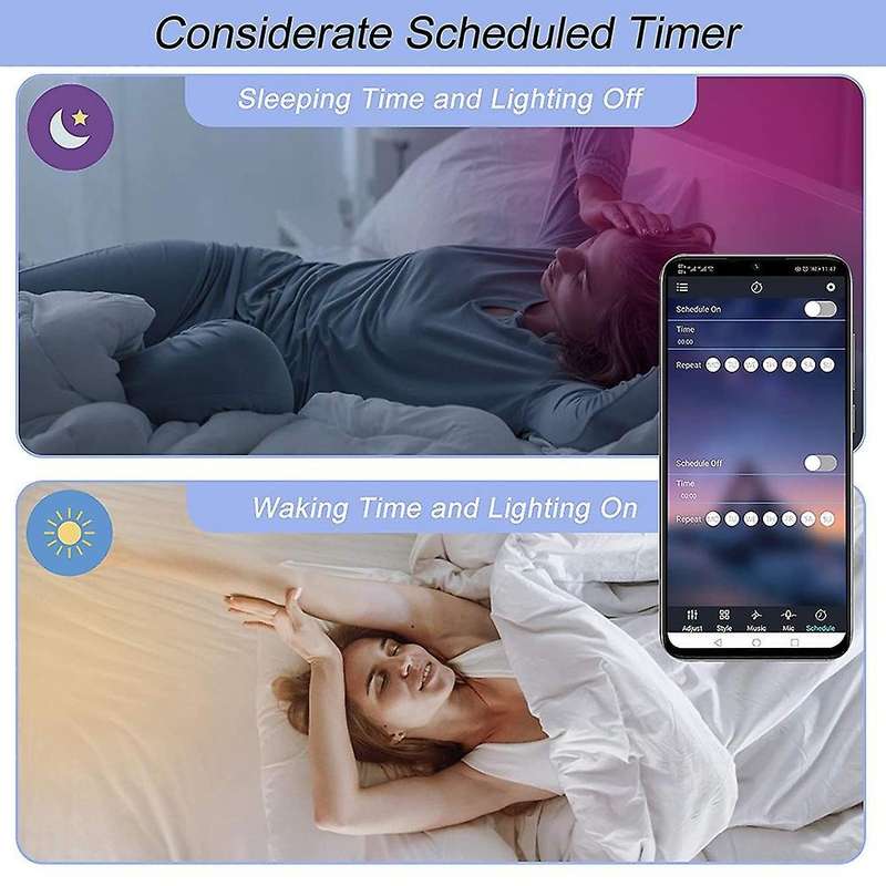 Led Strip Lights Controller, Bluetooth Led Strip Controller with App