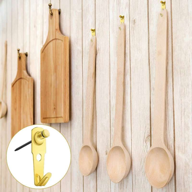 60 Pcs 30 Lb Photo Frame Hanger Hooks Picture Nails for Hanging Clock