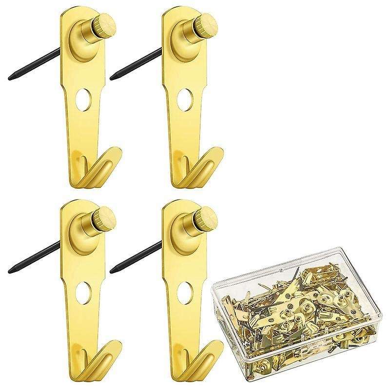 60 Pcs 30 Lb Photo Frame Hanger Hooks Picture Nails for Hanging Clock