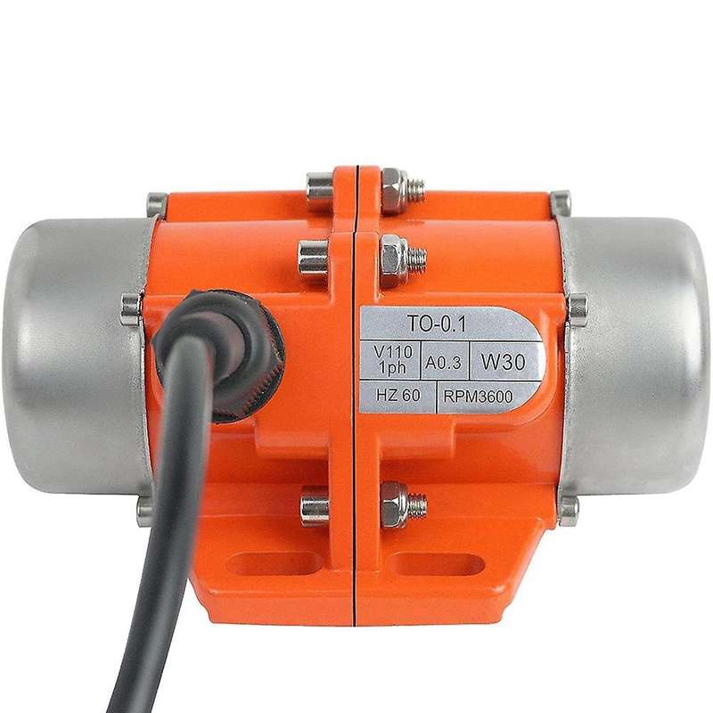 Concrete Vibrator Vibration Motor 30w Aluminum Alloy Ac 110v 3600rpm