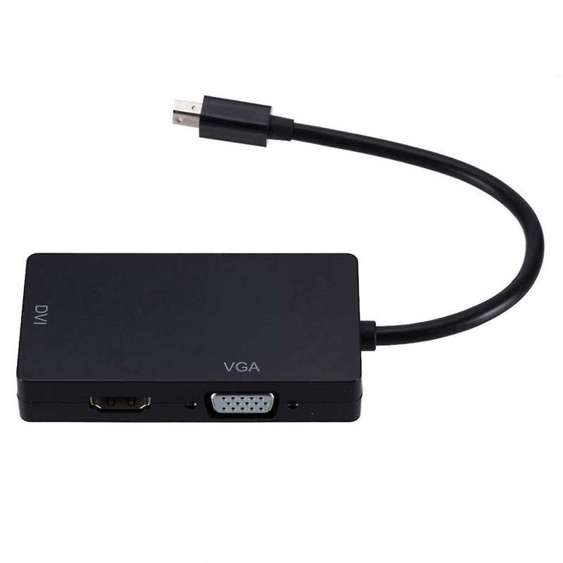 Mini Dp to Hdmi-compatible Vga Dvi Three-in-one Hd Converter Mini