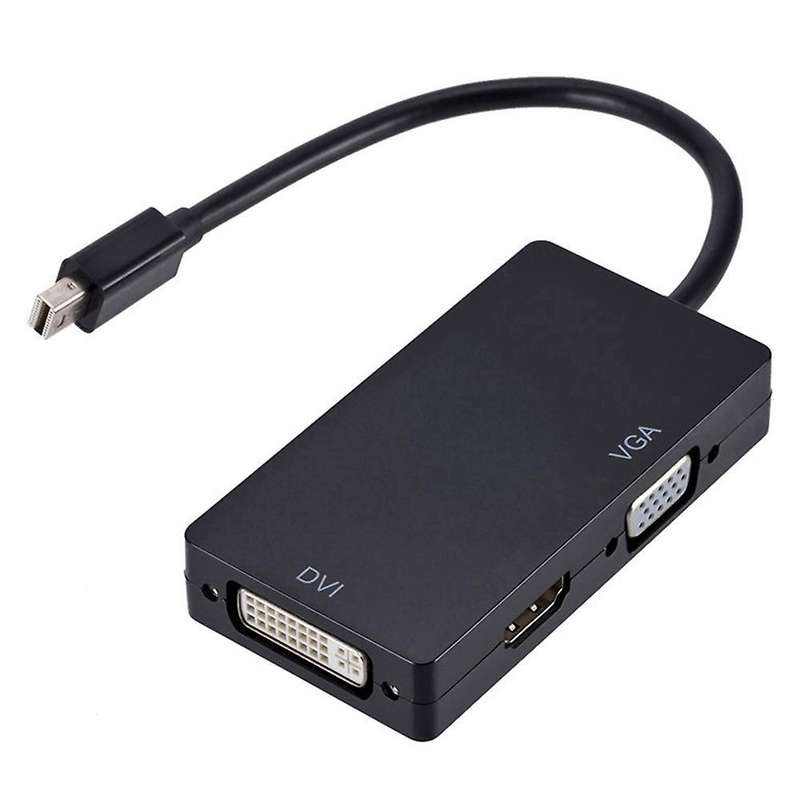 Mini Dp to Hdmi-compatible Vga Dvi Three-in-one Hd Converter Mini