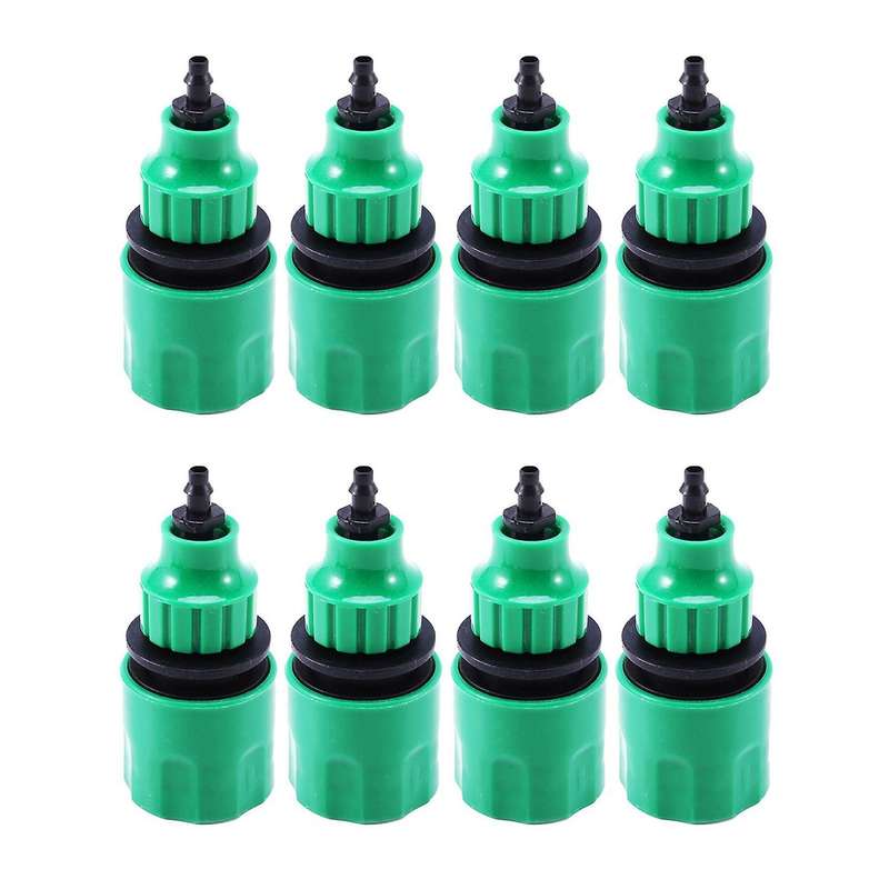 Garden Hose Pipe One Way Adapter 8-pack
