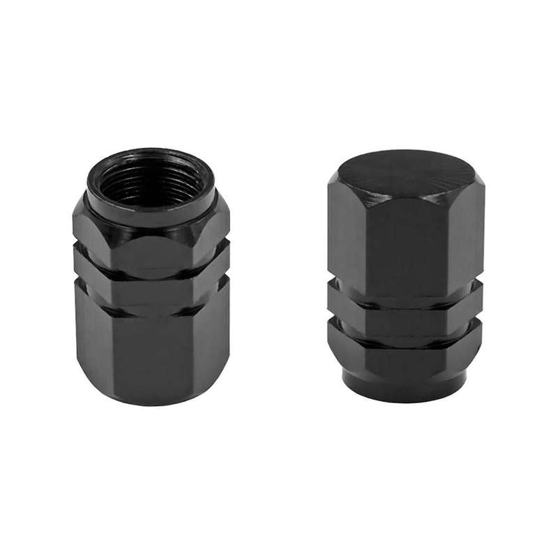48pcs Valve Stem Caps Car Tyre Valve Stem Covers Caps, Black