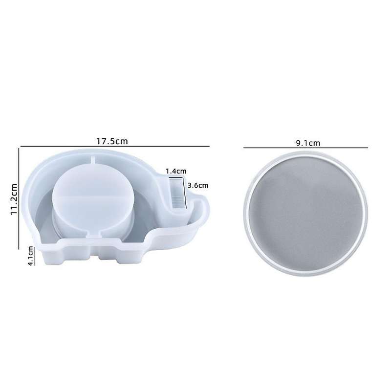Piggy Bank Resin Molds Diy for Coin Bank Children Gift (elephant)