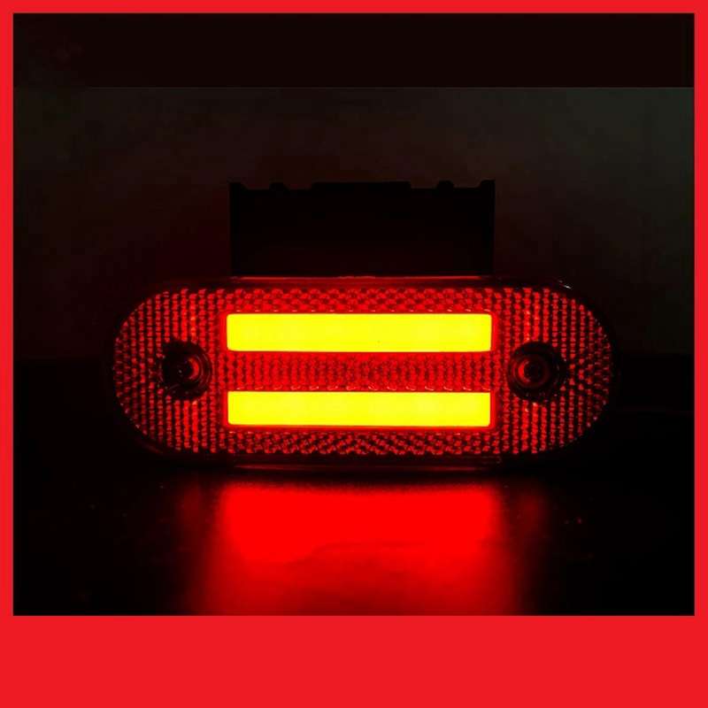Truck Side Marker Light 12-24v Led Tail Light Led Turn Signal Red