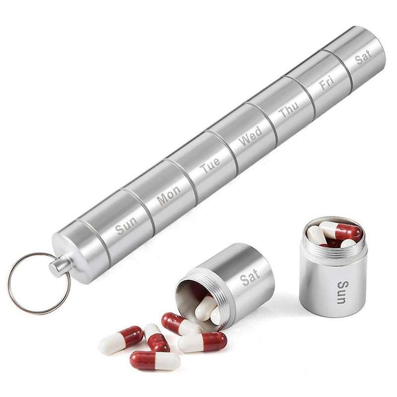 Pill Box Case Capsule Shape Delicate Medicine Organizer Box