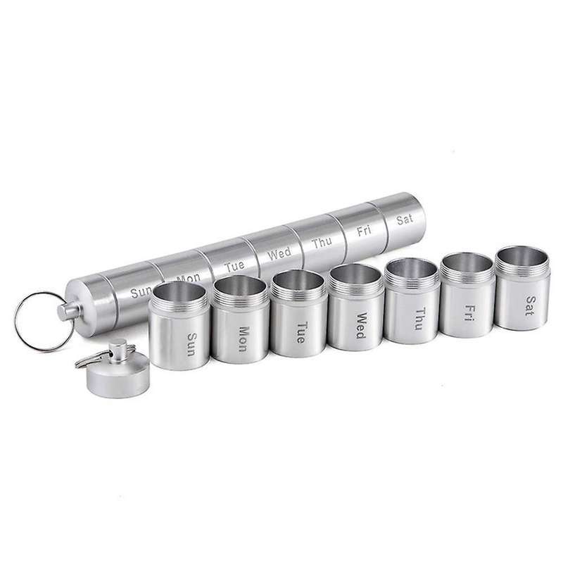 Pill Box Case Capsule Shape Delicate Medicine Organizer Box