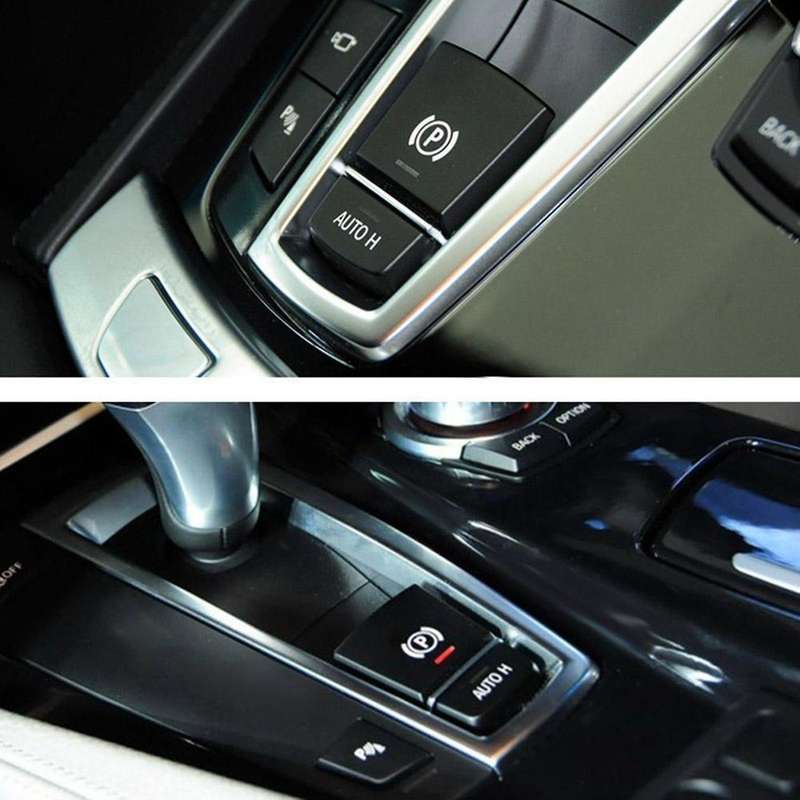 2x Parking Brake P Button Switch Cover for Bmw 5 6 X3 X4 F10 F11 F06