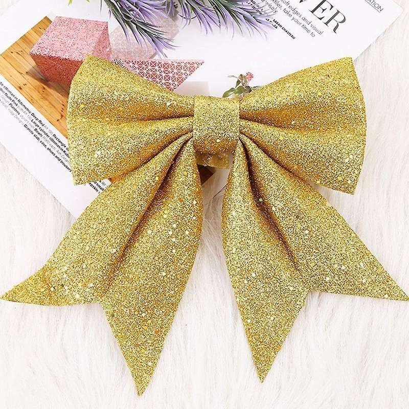 Red Christmas Bow Christmas Tree Decoration Christmas Ornament