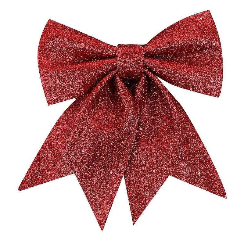 Red Christmas Bow Christmas Tree Decoration Christmas Ornament