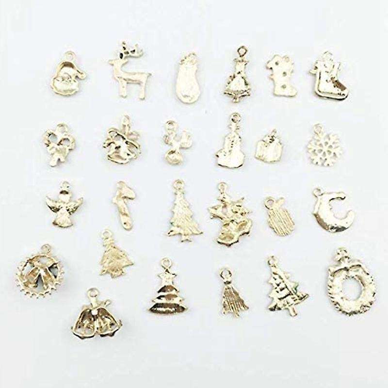 38pcs Christmas Pendant for Necklace Bracelet Earring Jewelry Making