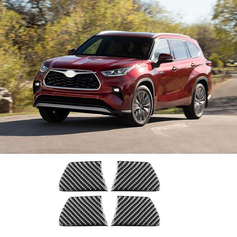 For Toyota Highlander 2015-2021 Carbon Fiber Door Handle Bowl Cover