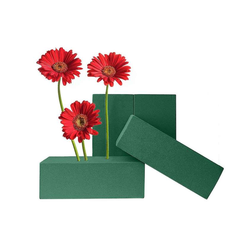4pcs Floral Foam Blocks for Crafts, Wet Florist Foam 9.1x4.3x2.95inch