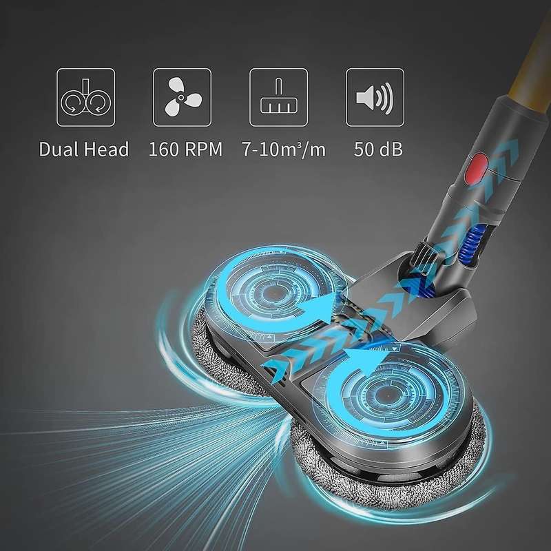 Mop Attachment for Dyson V15 V11 V10 V8 V7 Vacuum Cleaner, Electric