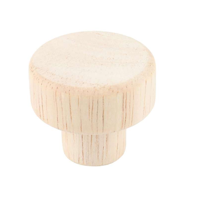 10pcs Wood Round Pull Knobs for Cabinet Drawer Handle Furniture S