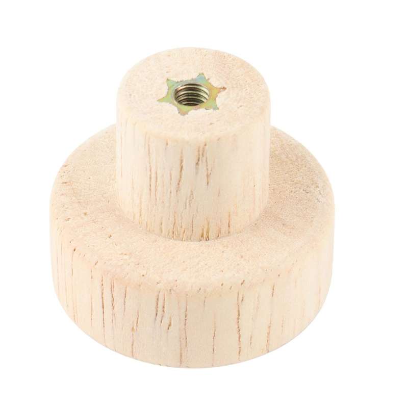 10pcs Wood Round Pull Knobs for Cabinet Drawer Handle Furniture S