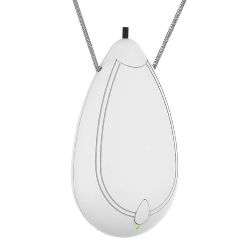 Mini Wearable Air Purifier, Personal Travel Size Air Purifier, White