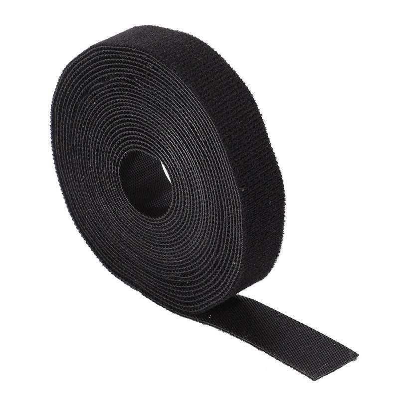 Fastening Tape 2cm Hook & Loop Fastening Tape Cable Ties 5m Black