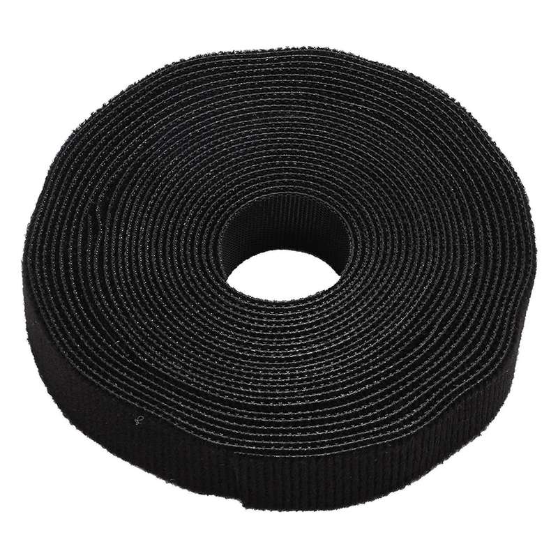 Fastening Tape 2cm Hook & Loop Fastening Tape Cable Ties 5m Black