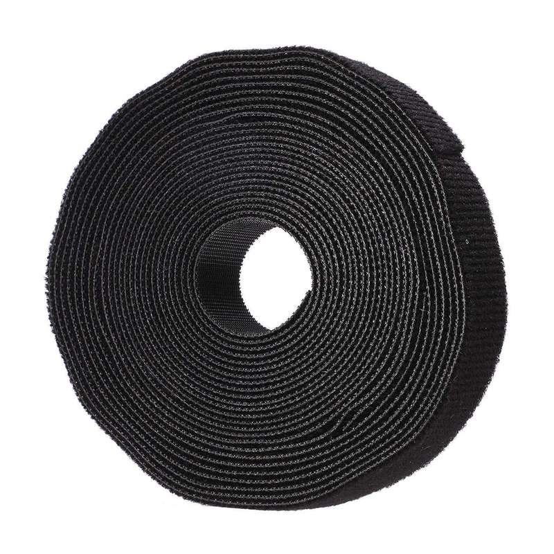 Fastening Tape 2cm Hook & Loop Fastening Tape Cable Ties 5m Black