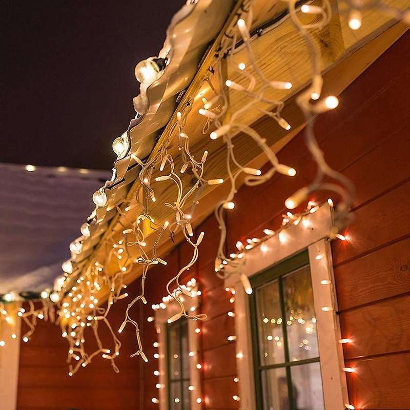 Christmas Light Clips Gutter Grid Hooks Light Hanger (silver)