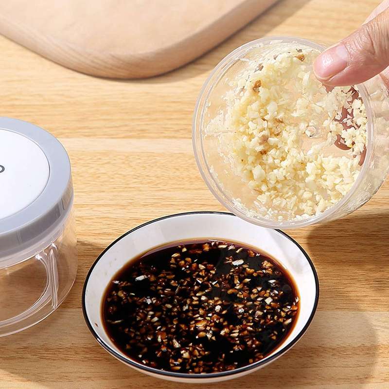 Ecoco Manual Garlic Chopper Kitchen for Garlic Vegetable Fruits A
