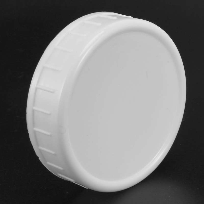 10pcs Plastic Lids for 70mm Standard Regular Mouth Mason Jar Bottle