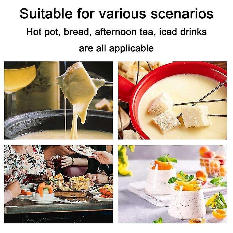 Fondue Cheese Sticks Set for Cheese, Stainless Steel Fondue Forks