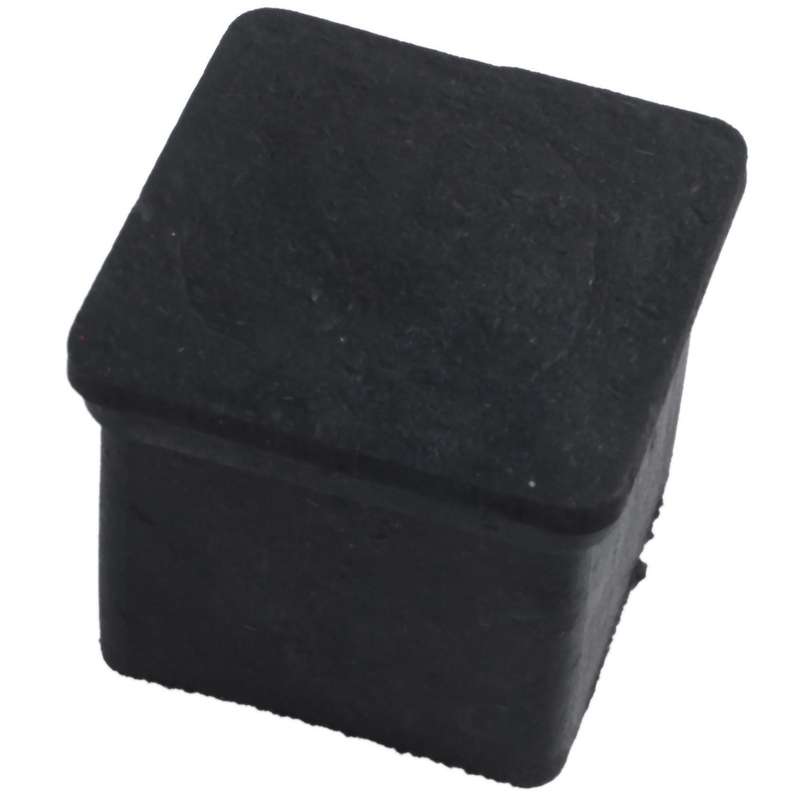 20 Mm X 20 Mm, Schwarz, Quadratisch, Gummifuesse 4 Stueck