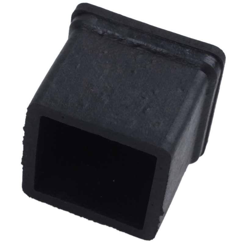 20 Mm X 20 Mm, Schwarz, Quadratisch, Gummifuesse 4 Stueck