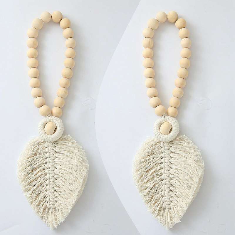 Boho Woven Curtain Ties 2 Pcs Curtain Tiebacks Braided Window Decor