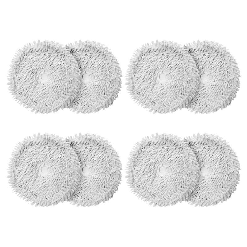 8pcs Washable Mop Cloth for Xiaomi Dreame Bot W10 Vacuum Cleaner
