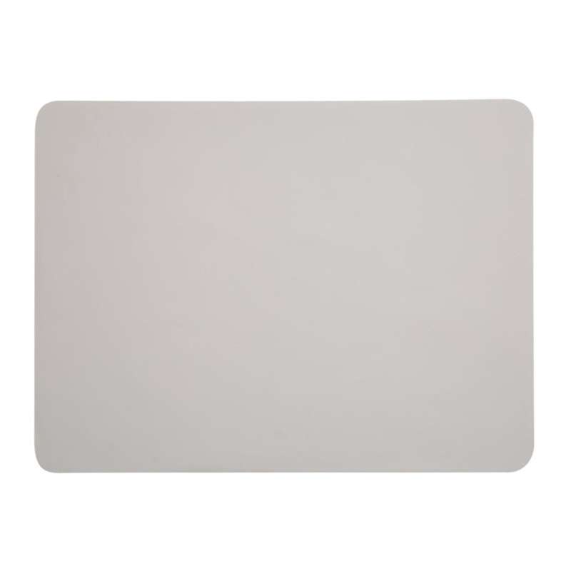 Simple Silicone Placemats Wipeable Non-slip Dinner Mats,light Gray