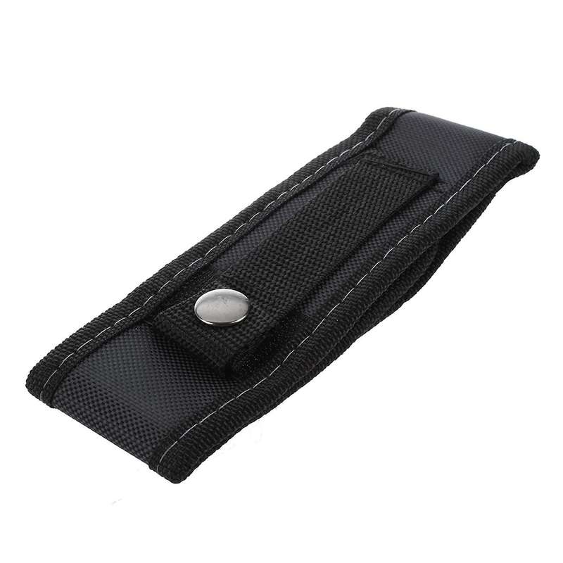 Led Flashlight Torch Nylon Holster Cover Pouch Holder